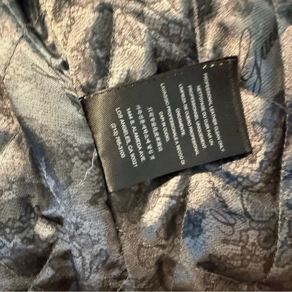 Guess Women's Charcoal Gray Leather Jacket Size Small. - Picture 7 of 7